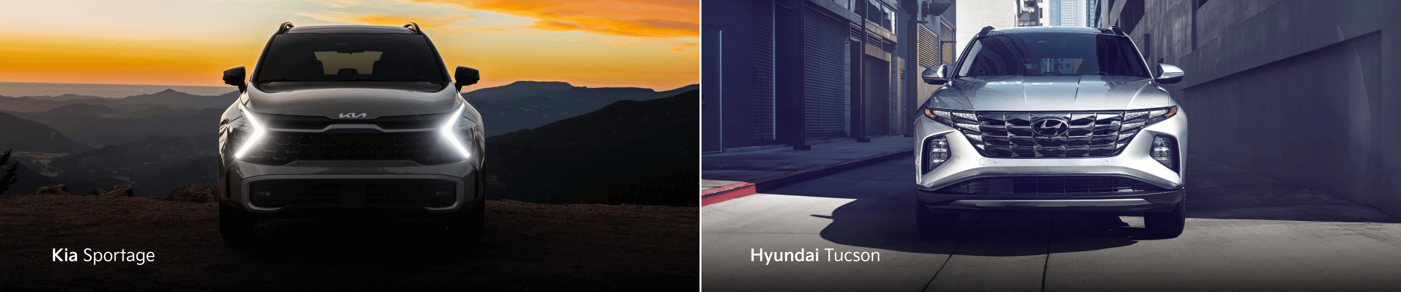 Kia Sportage vs. Hyundai Tucson