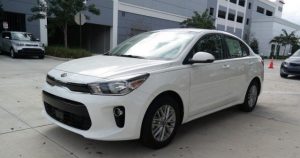 2018 White Kia Rio EX trim level in Fort Lauderdale, FL | Gunther Kia