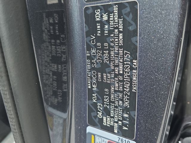 2023 Kia Forte LXS