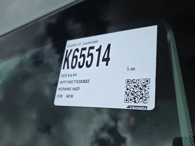 2026 Kia K4 LXS