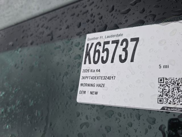 2026 Kia K4 LXS