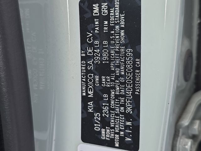 2025 Kia K4 EX
