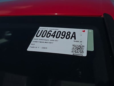 2020 Volkswagen Jetta GLI 2.0T S