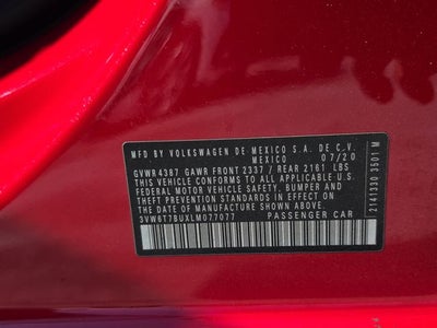 2020 Volkswagen Jetta GLI 2.0T S