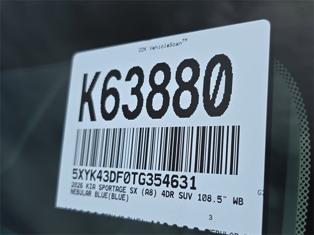 2026 Kia Sportage SX