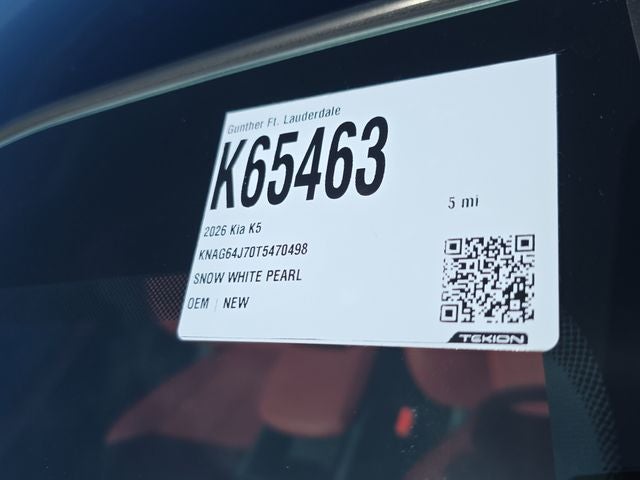 2026 Kia K5 GT-Line
