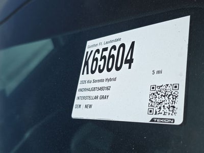 2026 Kia Sorento Hybrid EX