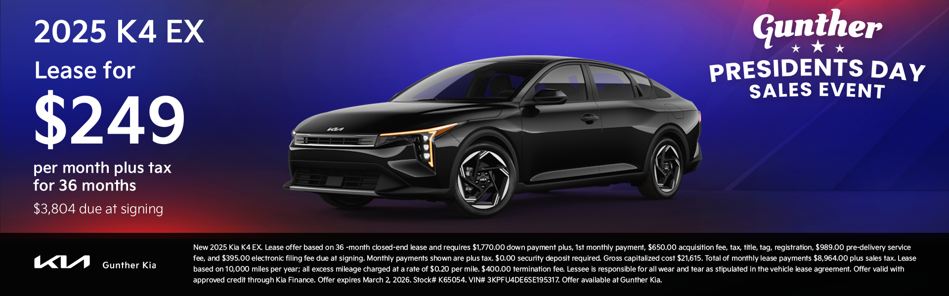 K4 Lease Specials Feb 2026