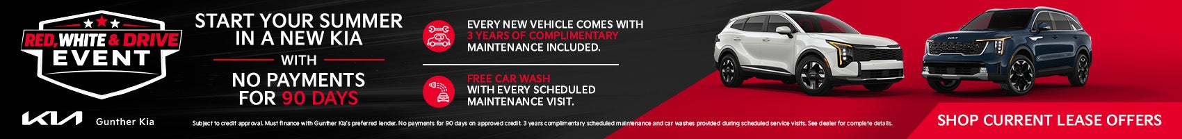  New Kia no payments for 90 days 