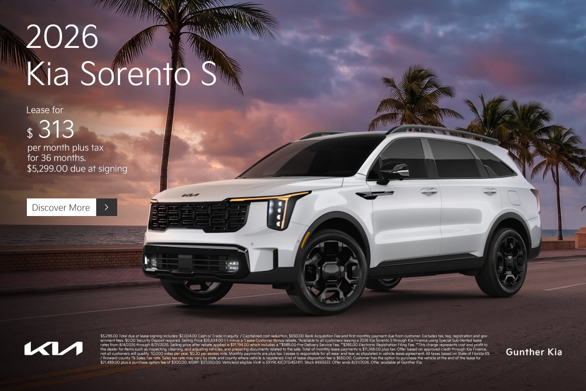 Sorento Lease Special