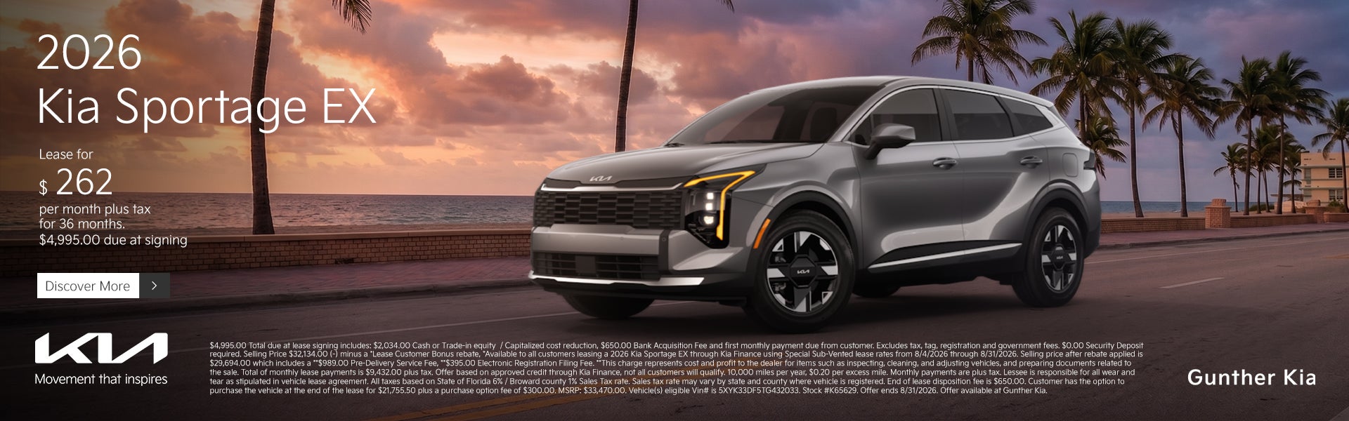 Sportage Lease Special