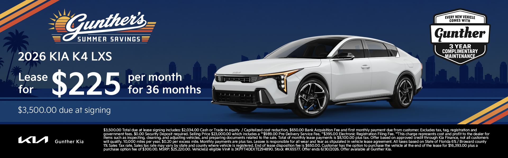 K4 Lease Specials - June 2026