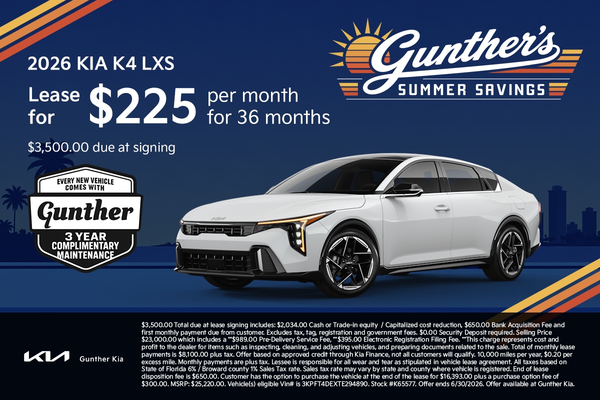 K4 Lease Specials - June 2026