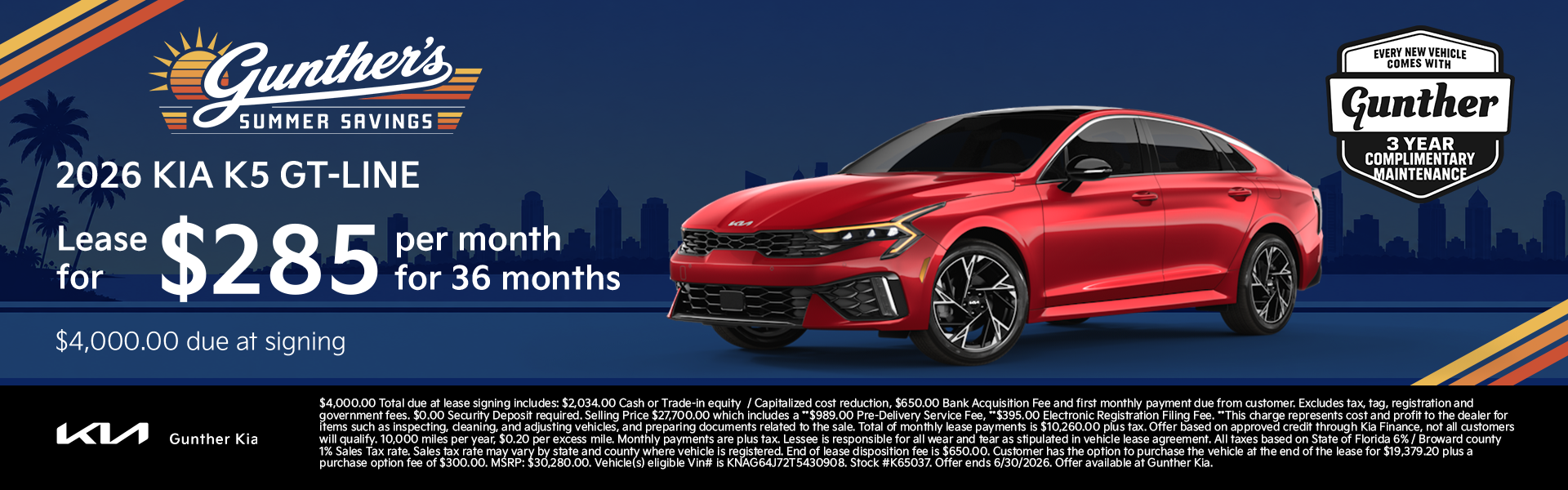 K5 Lease Specials - June 2026