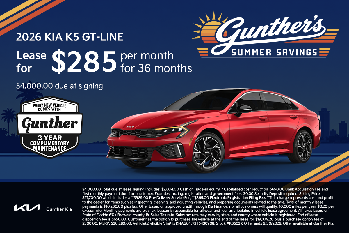 K5 Lease Specials - June 2026
