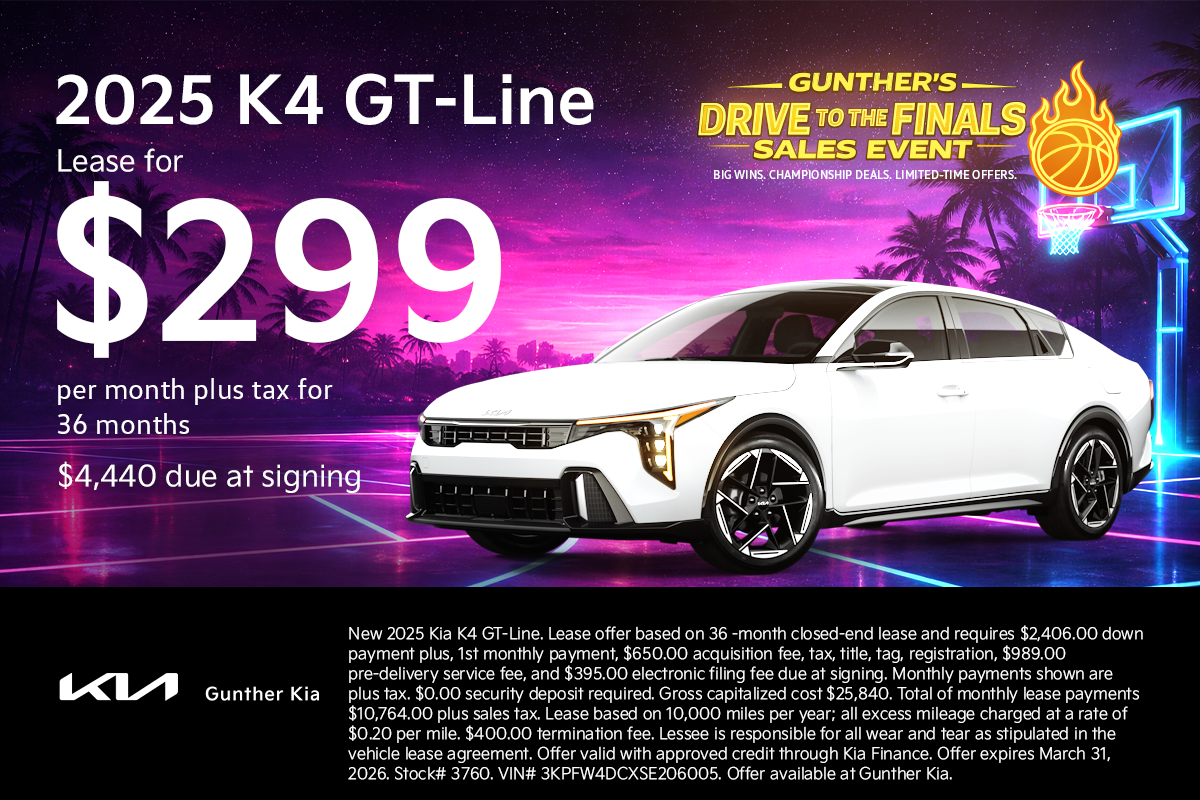 K4 Lease Specials March 2026