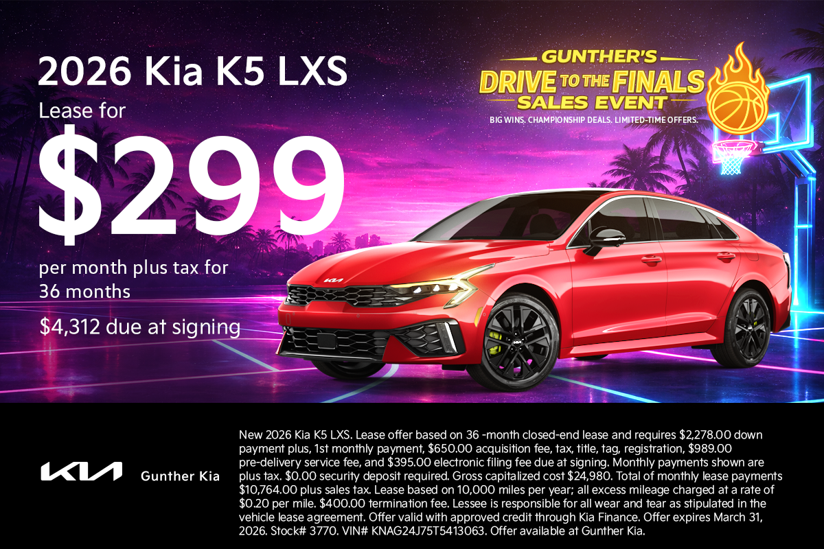K5 Lease Specials March 2026