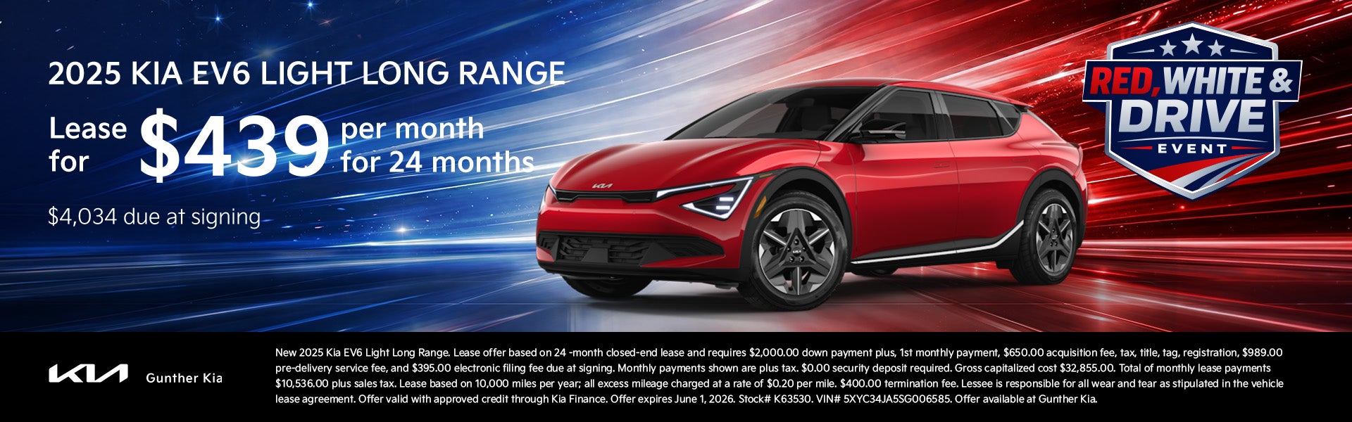 EV6 Lease Offer - May 2026