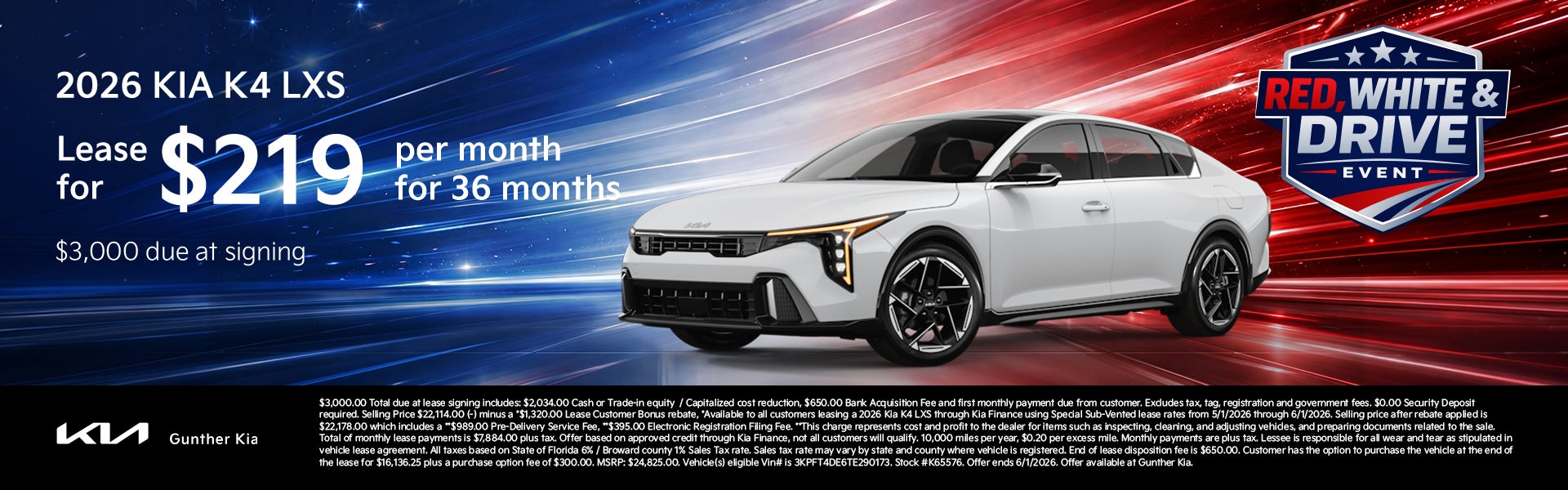 K4 LXS Lease Offer - May 2026