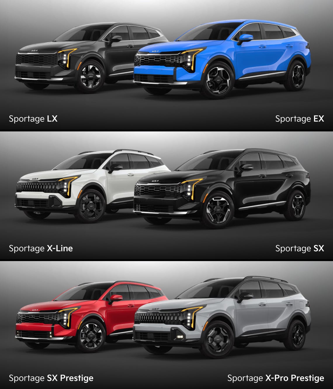 Kia Sportage vs. Hyundai Tucson: Trims